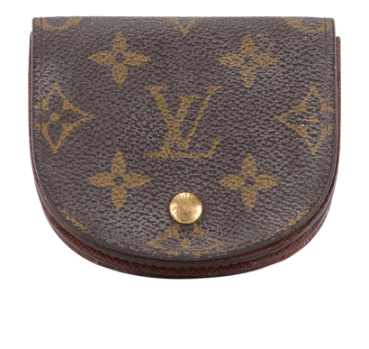 Louis Vuitton Monogram Porte Monnaie Coin Purse, &pound;90, Accessories, Brown, Canvas, Front view
